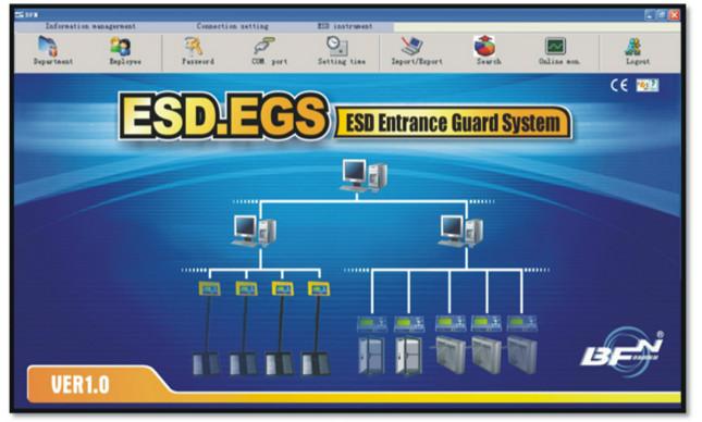 供应ESD.EGS人体静电综合测试门禁系统