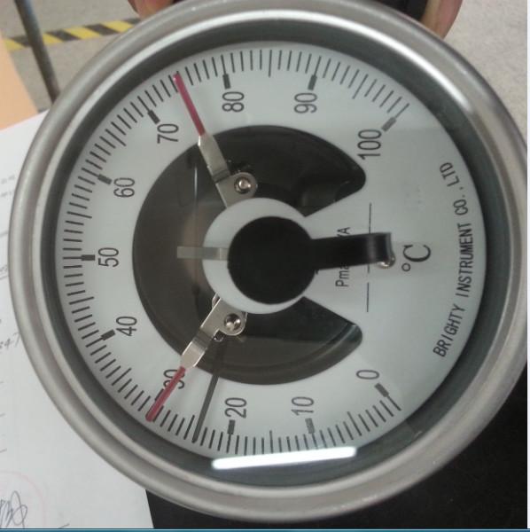 供应布莱迪电接点双金属温度计WSS-DX413（径向）电接点 双金属温度计
